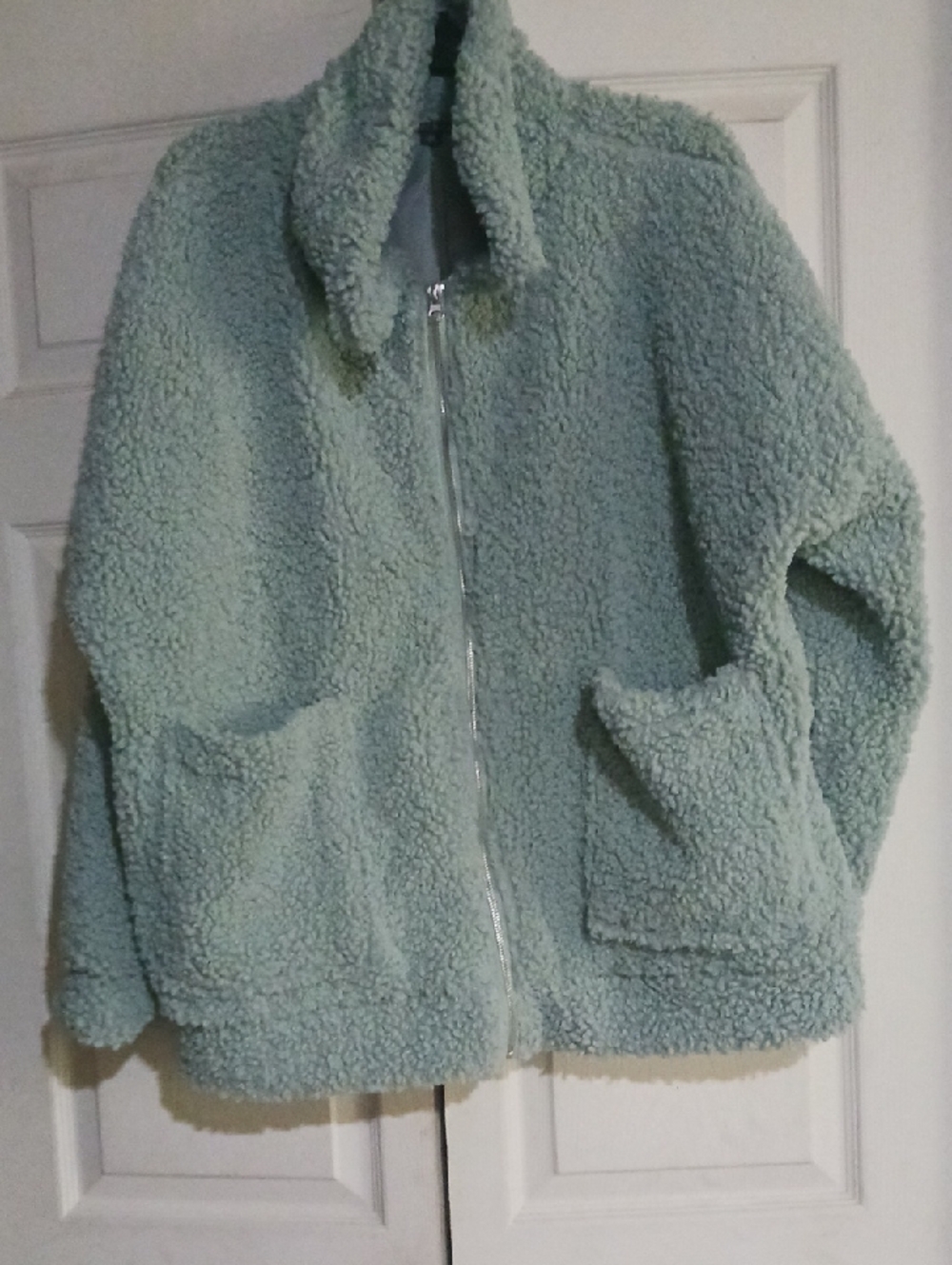 Wild Fable Mint Green Sherpa Jacket